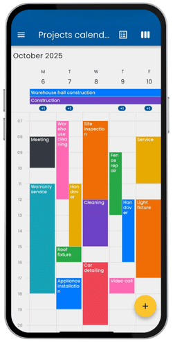 Phone: project calendar