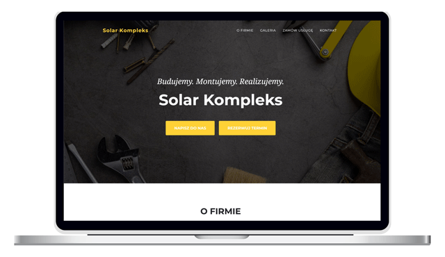 Komputer: firmowa strona internetowa