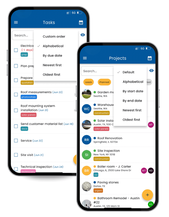 List item sorting in Speci